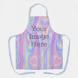 Create Your Own Iridescent Unicorn Faux Metallic Apron