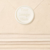 Create Your Own Ivory White 1" Wax Seal Sticker