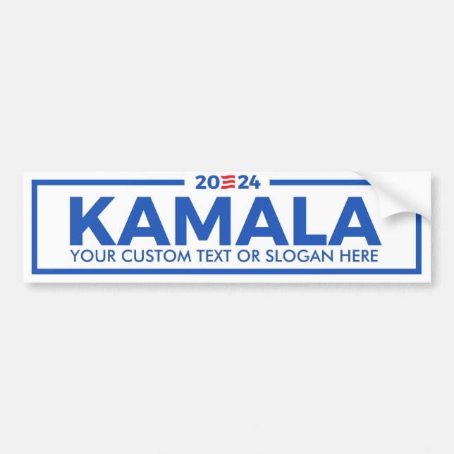 Create Your Own Kamala 2024 Bumper Sticker (Front)