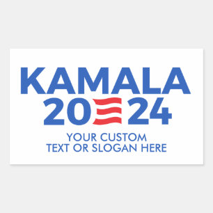 Create Your Own Kamala Harris 2024 Rectangular Sti Rectangular Sticker
