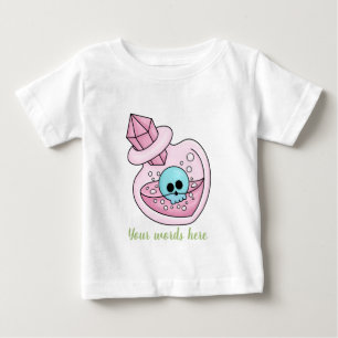 Create Your Own Kawaii Skull Love Potion Baby T-Shirt