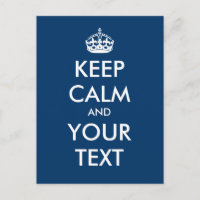 Create your own "Keep Calm and Carry On" (blue)