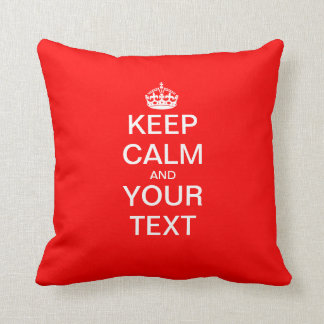 Create Your Own "KEEP CALM & CARRY ON"! Cushion
