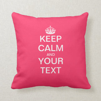 Create Your Own "KEEP CALM & CARRY ON"! Cushion
