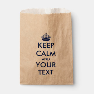 Create your own KEEP CALM Favour Bags