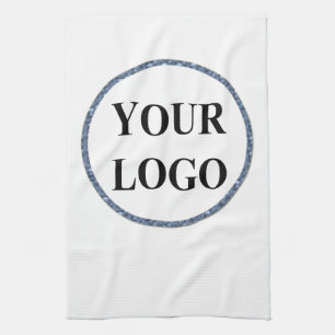 Create Your Own Keepsake Farmhouse Black White Tea Towel