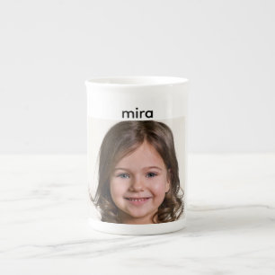 Create Your Own Kid Child Photo Custom Picture Bone China Mug
