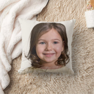 Create Your Own Kid Child Photo Custom Picture Cushion