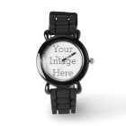 Create Your Own Kids Blue Silicone Watch