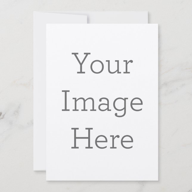 Flat Holiday Card, Size: 12.7 cm x 17.8 cm, Paper: Premium Soft Touch, Corner: Squared, Envelopes: White (Front)