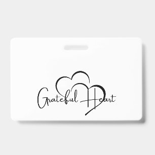 Create Your Own Landscape PVC Plastic Badge ID Badge