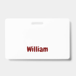 Create Your Own Landscape PVC Plastic Badge ID Badge