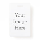 Create Your Own Landscape PVC Plastic Badge