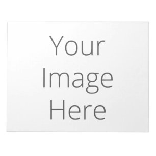 Create Your Own Large 11" x 8.5" Notepad - 40 page