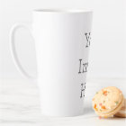 Create Your Own Large 17oz Latte Mug