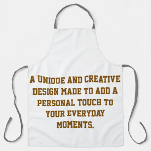Create Your Own Large All-Over Print Apron