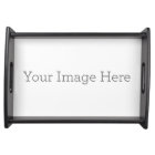 Create Your Own Large Black Serving Tray