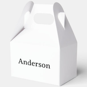 Create Your Own Large Gable 5" x 3" x 6.5" Favour Box