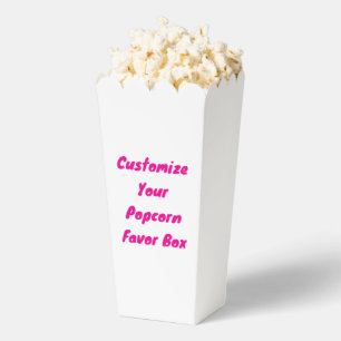 Create Your Own Large Popcorn Favour Box