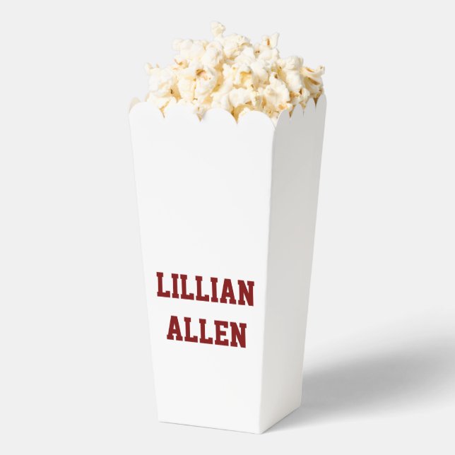 Create Your Own Large Popcorn Favour Box (Popped)