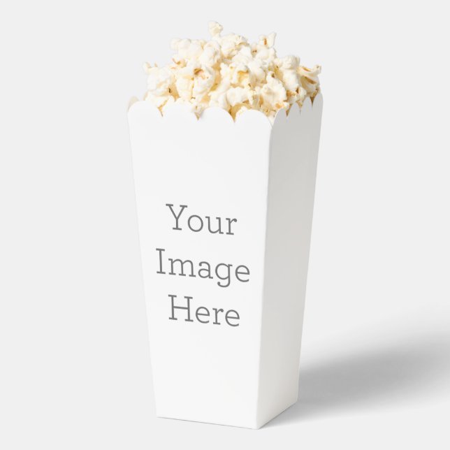 Paper Favour Box, Popcorn 9.53 x 8.89 x 19.05 cm (3.75 x 3.5 x 7.5 in)  (Popped)