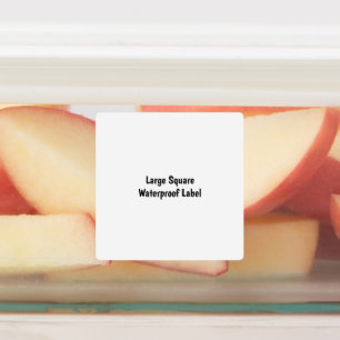 Create Your Own Large Square Waterproof Label