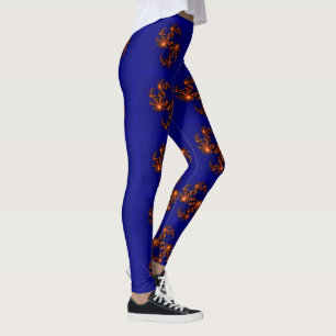 Create Your Own  Latest Cute Nice Lovely Navy Blue Leggings