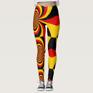 Create Your Own Latest Germany National Flag Colou Leggings