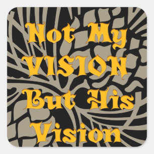 Create Your Own Latest Lovely Vision  Square Sticker