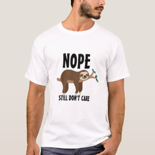 Create Your Own Lazy Couch Potato Funny Sloth Joke T-Shirt