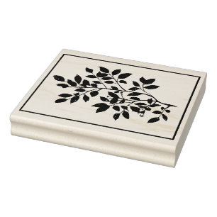 Create Your Own Leafy Branches Herbal Sprig Rubber Stamp
