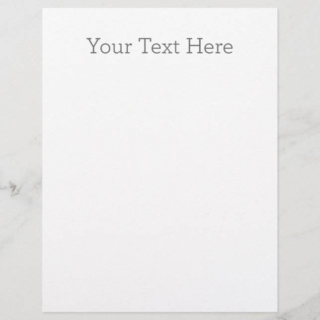 Create Your Own Letterhead (Front)