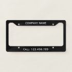 Create Your Own License Plate Frame