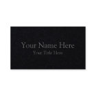 Create Your Own Light White Matte Business Cards