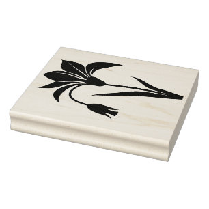 Create Your Own Lily Flowers Floral Rubber Stamp