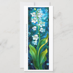Create Your Own Lily of the Valley Mosaic Bookmark