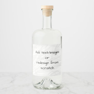 Create Your Own! Liquor Bottle Label