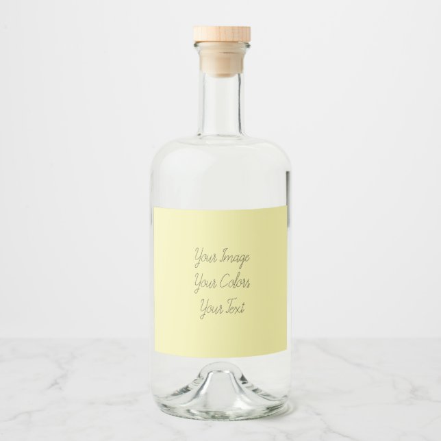 Create Your Own Liquor Bottle Label (Front)