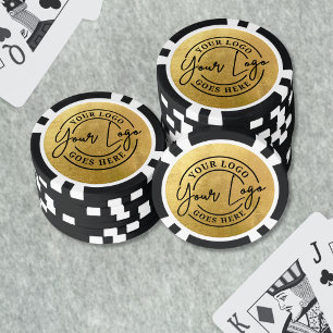 Create Your Own Logo Gold Poker Chips