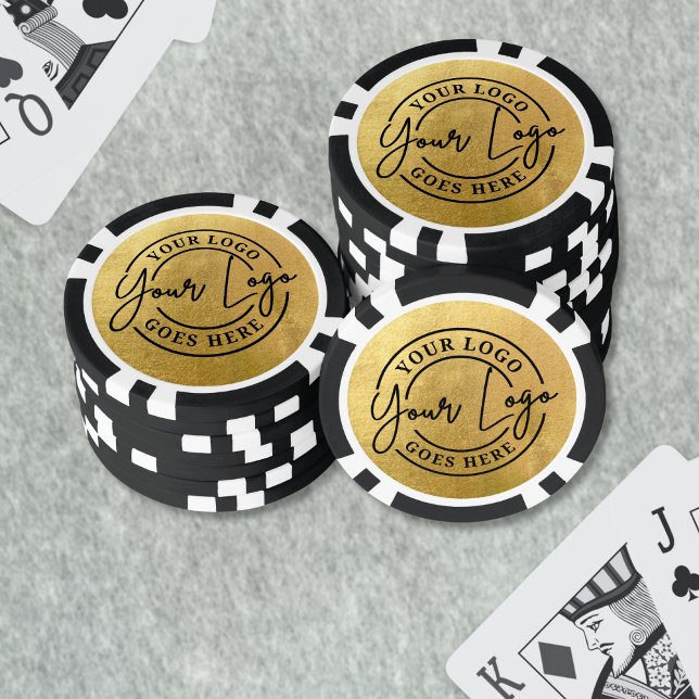 Create Your Own Logo Gold Poker Chips (Create Your Own Logo Gold Poker Chips)