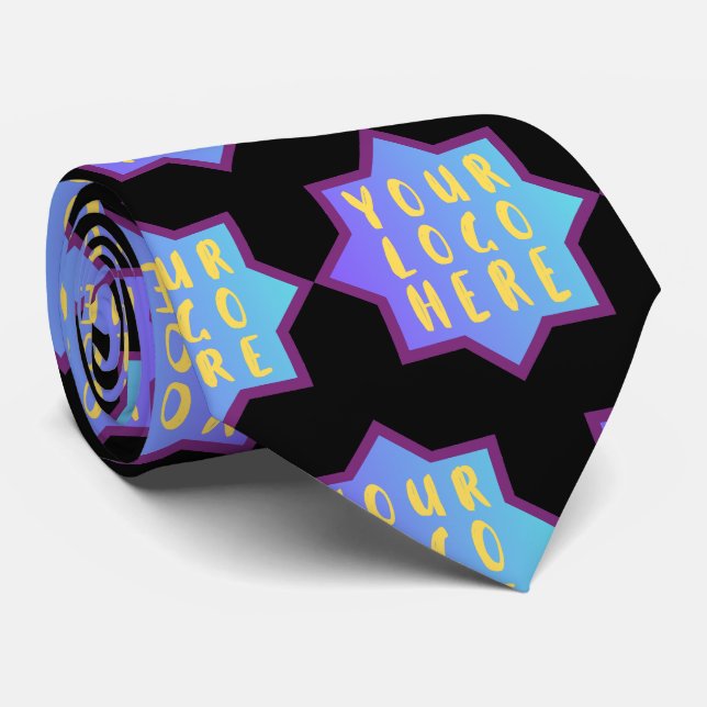 Create Your Own Logo Promotional Colour Own Tie (Rolled)