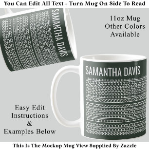 Create Your Own Long Hidden Message & Name 151WG Coffee Mug