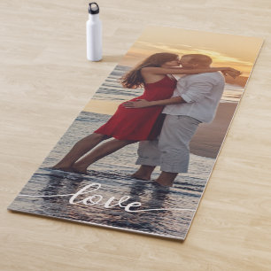 Create Your Own Love Script Romantic Photo  Yoga Mat