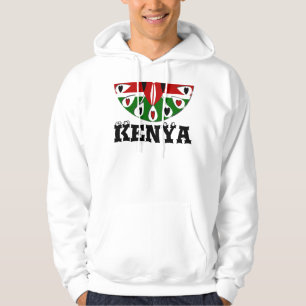 Create Your Own Lovely Colourful Kenya Hearts Hoodie