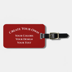 Create Your Own Luggage Tag
