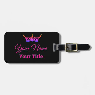 Create your own luggage tag with your name!