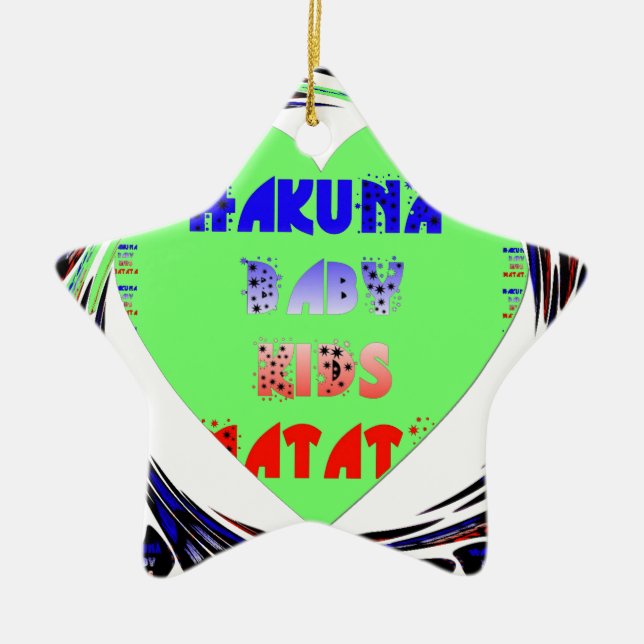 Create Your Own Luminous Hearts Baby Kid Design Ceramic Tree Decoration (Front)