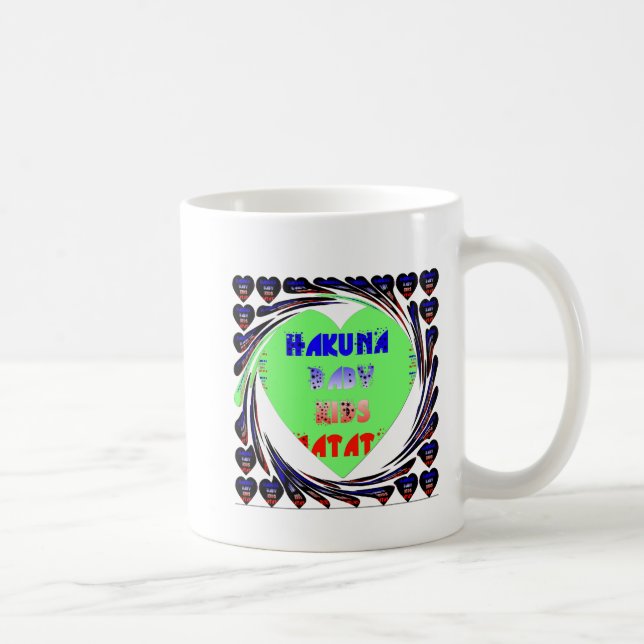 Create Your Own Luminous Hearts Baby Kid Design Coffee Mug (Right)