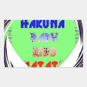 Create Your Own Luminous Hearts Baby Kid Design Rectangular Sticker