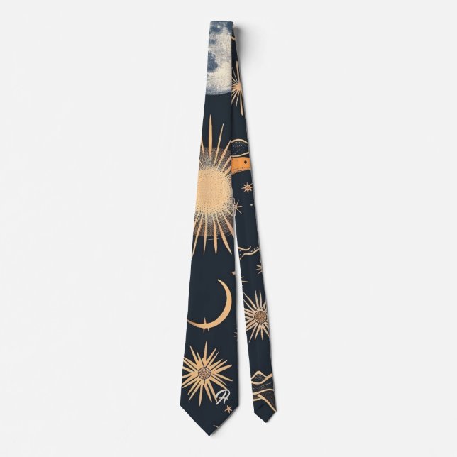 Create Your Own Lunar Cloudscapes Celestial Tie (Front)